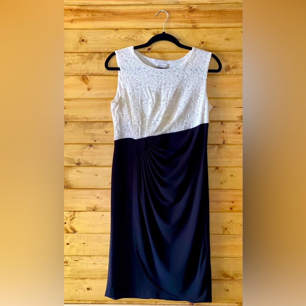 ENFOCUS Petite Two-Tone Dress 10P